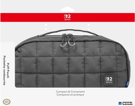 HORI Puff Pouch czarne etui do NINTENDO SWITCH 2