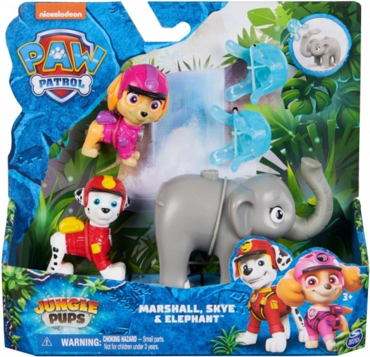 Figurki Psiego Patrolu: Jungle Patrol, Marshall i Skye