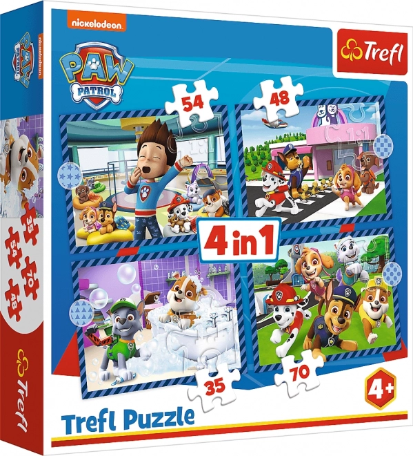 Puzzle 4w1 Psi Patrol – Psie opowieści
