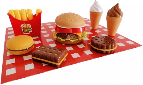 Zestaw Żywności Fast Food
