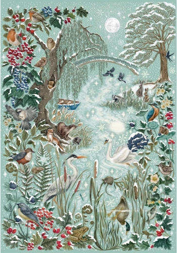 Puzzle The Art File: zamarznięta rzeka 1000 elementów
