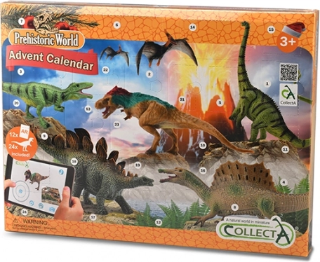 Kalendarz adwentowy z dinozaurami od Collecta
