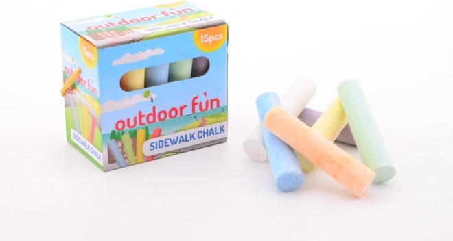 Duże kredy chodnikowe 15 szt.
