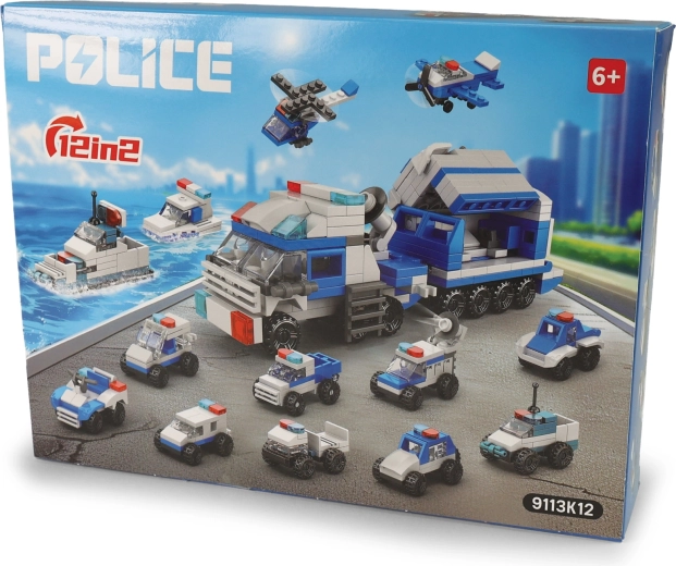 Zestaw konstrukcyjny policja – 1 sztuka