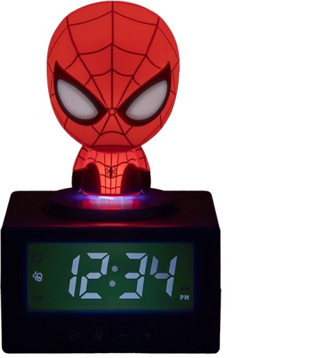 Nocne światło w kształcie głowy Spider-Mana