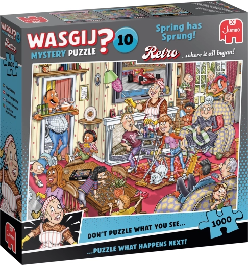 Jumbo Wasgij Retro Mystery 10: Wiosna już tu jest! 1000 elementów