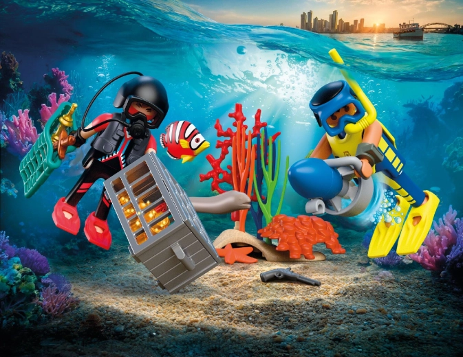 Dynamiczny pościg podwodny na skuterze