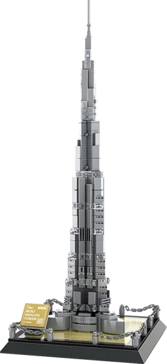 Klocki budowli Burdż Chalifa 555 elementów