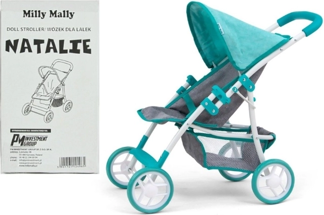 Wózek dla lalek Milly Mally Natalie Prestige Mint