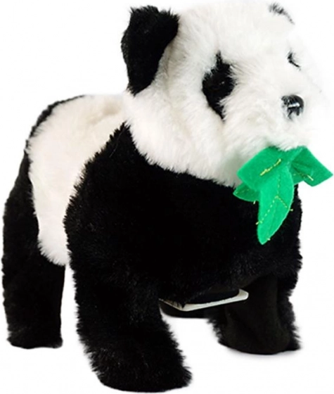 pluszowa panda z akrobatycznymi trikami na baterie