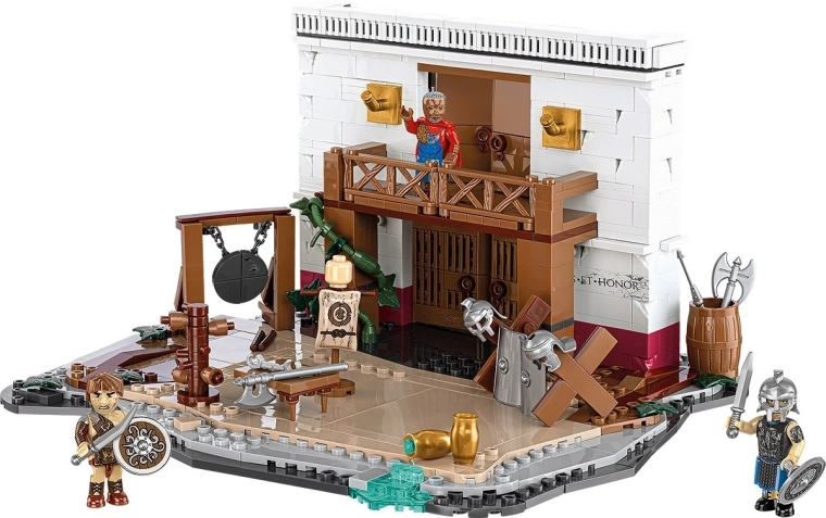 Szczegółowe figurki gladiatorów