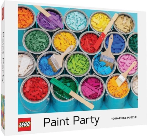 Chronicle Books puzzle LEGO malarska party 1000 elementów