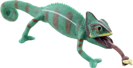 Plastowy kameleon dla dzieci 12 cm