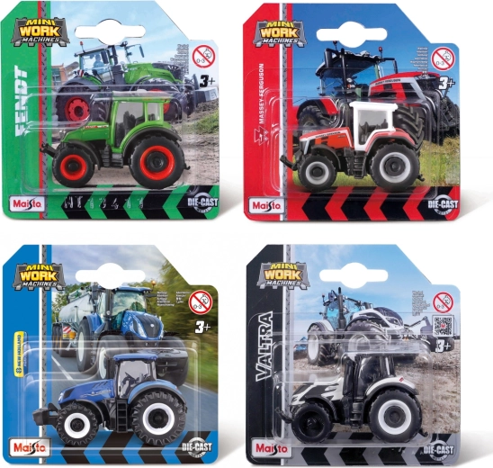 Mini traktor roboczy Maisto 3 cale w blistrze