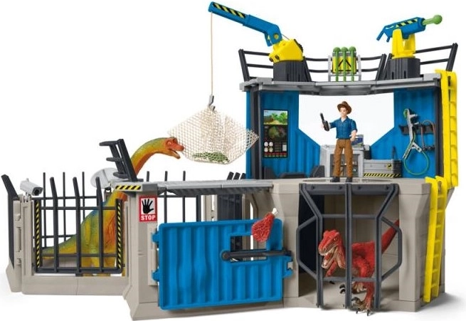 Schleich Duża stacja badawcza dinozaurów