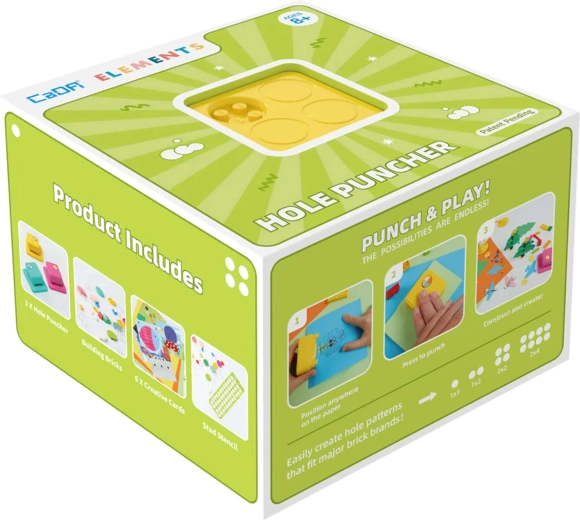 Kreatywny zestaw 108 elementów do natychmiastowej zabawy