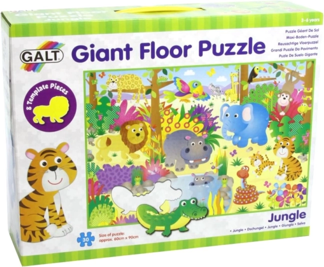 Galt gigantyczne puzzle podłogowe Dżungla 30 elementów
