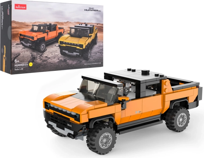 Zestaw do składania modelu Hummer EV RASTAR w skali 1:30 – Pomarańczowy