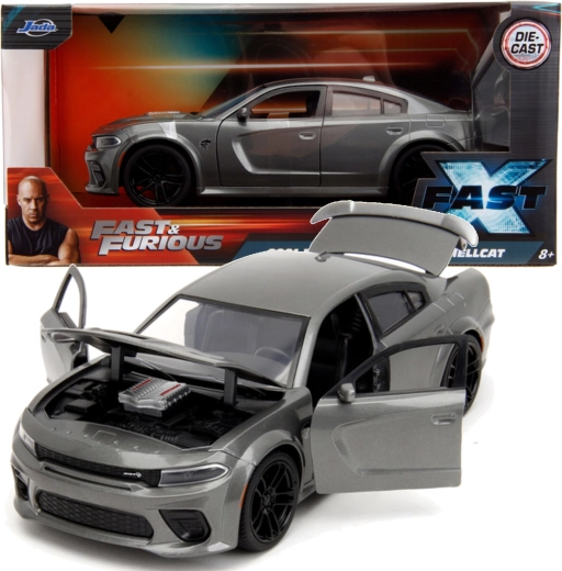 Metalowy model 2021 Dodge Charger SRT Hellcat FAST & FURIOUS 19 cm