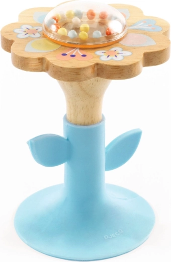 Stabilna kwiatowa grzechotka z przyssawką