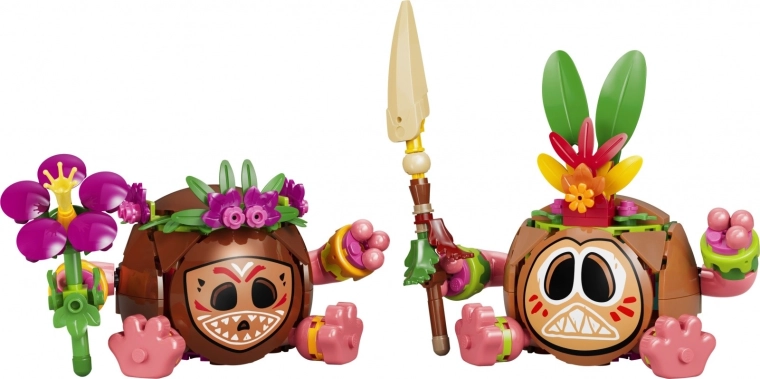2 figurki Kakamora do zbudowania z filmu Vaiana