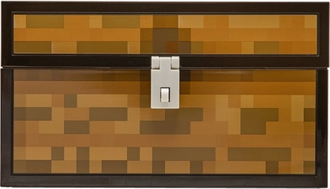 Minecraft zamykana skarbonka skrzynia