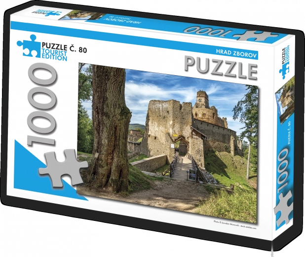 Edycja turystyczna puzzle Hrad Zborov 1000 kawałków
