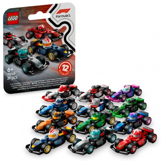 Lego kolekcjonerskie wyścigowe auta F1