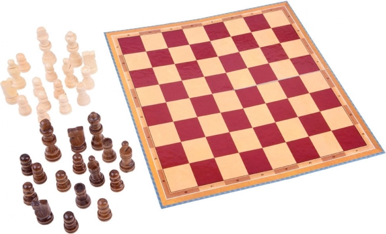 Strategiczna gra Szachy drewniane