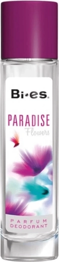 Damski szklany dezodorant BI-ES Paradise Flowers 75 ml