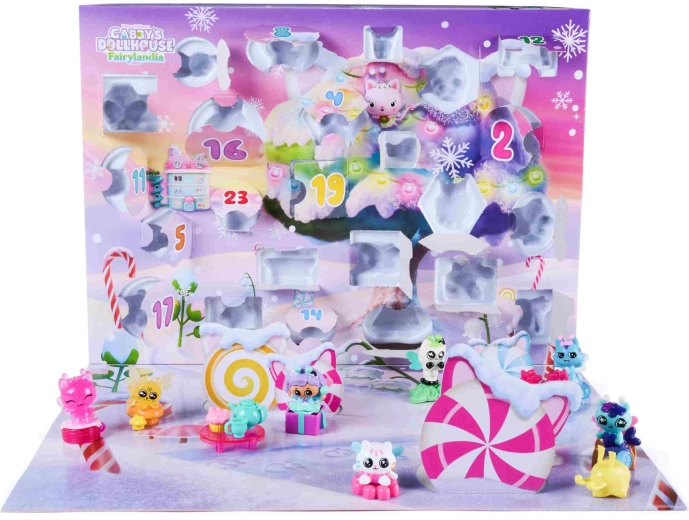 Gabby's Dollhouse Wróżkolandia kalendarz adwentowy z figurkami i dekoracjami