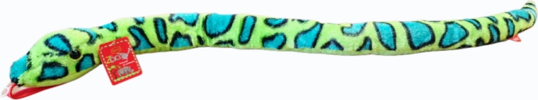 Zielony pluszowy wąż 100 cm