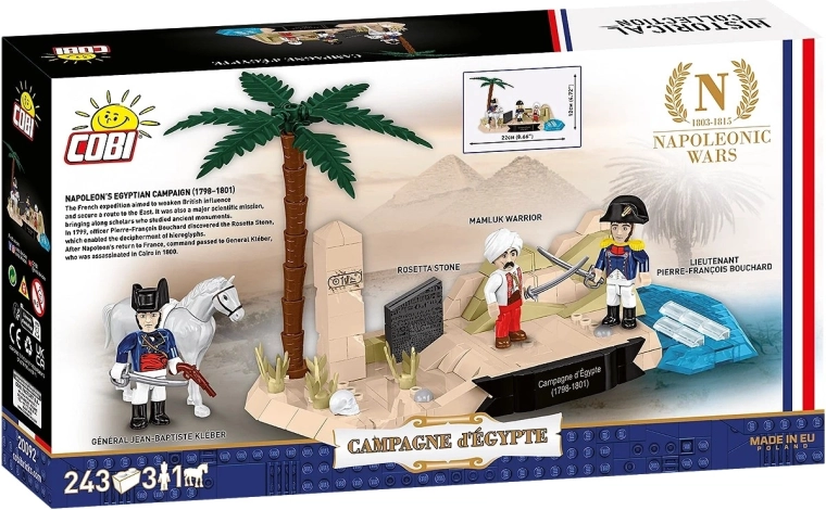 Ikoniczny Kamień z Rosetty z trwałym nadrukiem