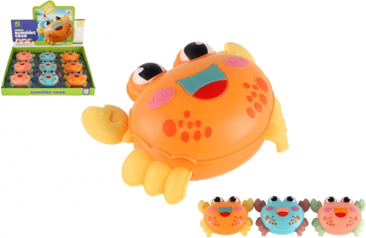 Zabawny krab na napęd wsteczny w trzech kolorach