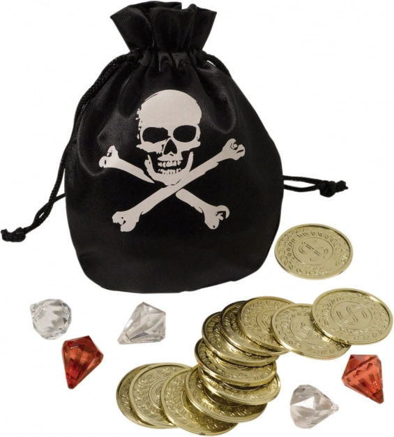 Piratka torba ze skarbem