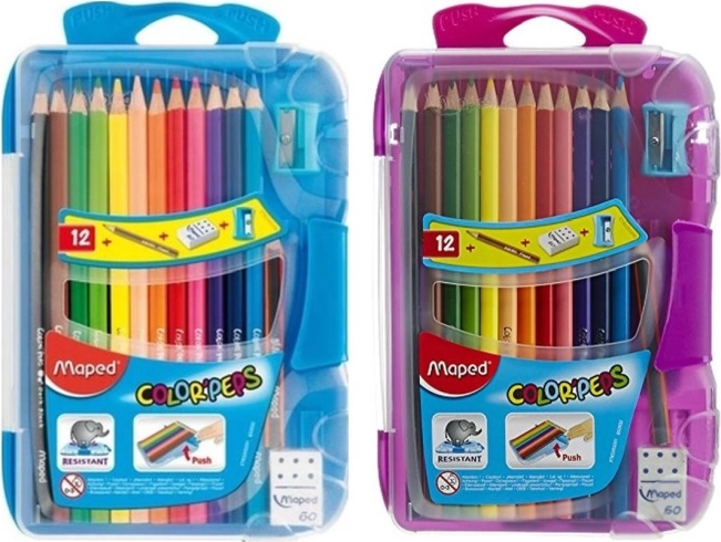 Kredki trójkątne MAPED Color'Peps Smart Box 12 szt.