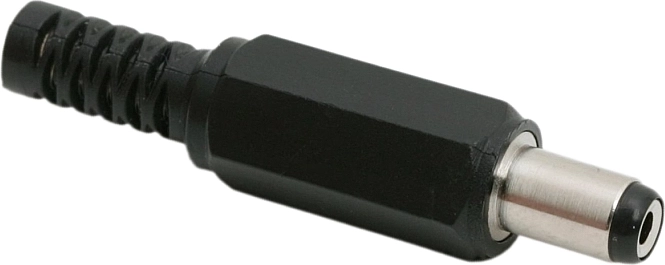 Wtyk DC 5,5 × 2,1 mm z ochroną przed złamaniem
