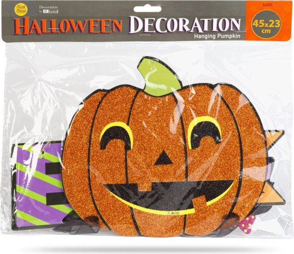 Brokatowa dynia na Halloween
