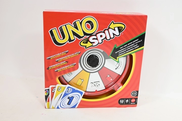 Mattel UNO Spin rodzinna gra karciana