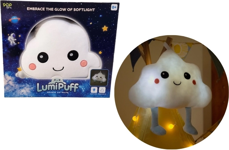 LumiPuff świecąca poduszka chmurka