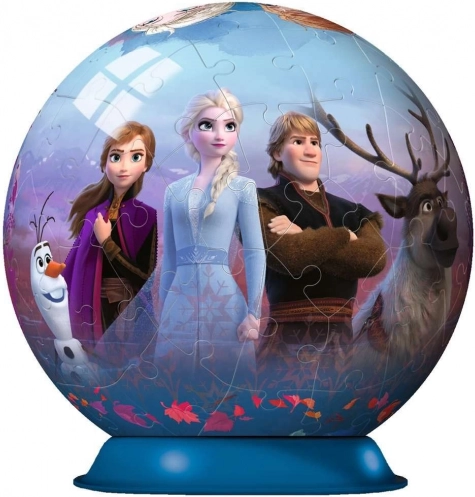 Ravensburger 3D puzzle kula: Kraina Lodu 2