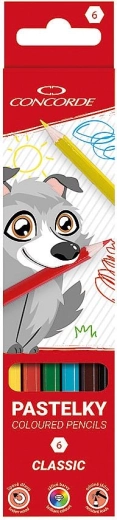 Kredki CONCORDE Classic 6 kolorów