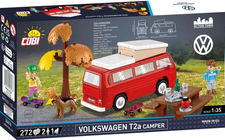 Kultowy Volkswagen T2a w skali 1:35
