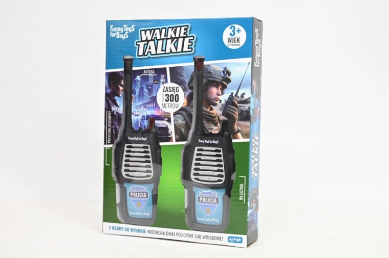 Dziecięcy radiotelefon Walkie-talkie Policja