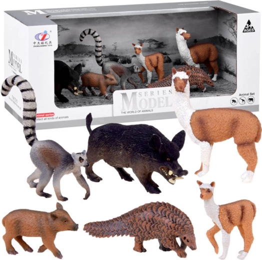 Zestaw figurek dzikich ssaków Safari – 6 szt.