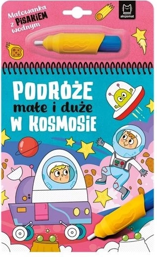 Malowanka z wodnym pisakiem w kosmosie