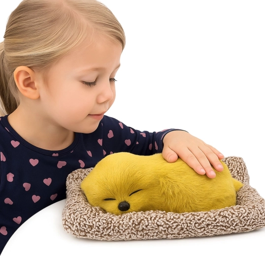 Miękki materiał i kojący dotyk