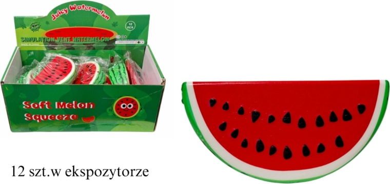 Antystresowy gniotek do ściskania w kształcie melona