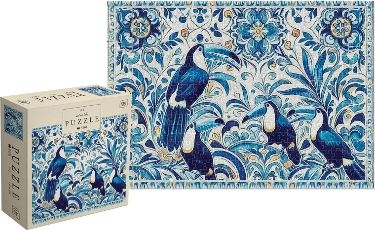Puzzle art na kafelkach tukany 500 elementów