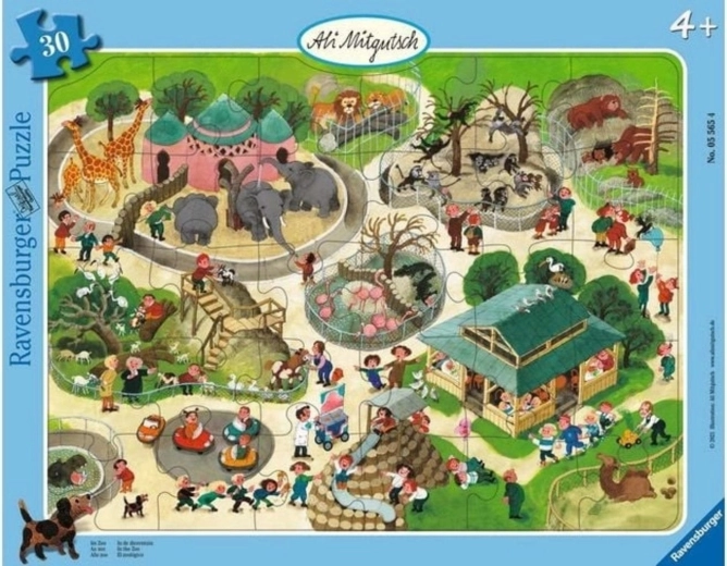 Ravensburger Puzzle wizyta w zoo 30 elementów